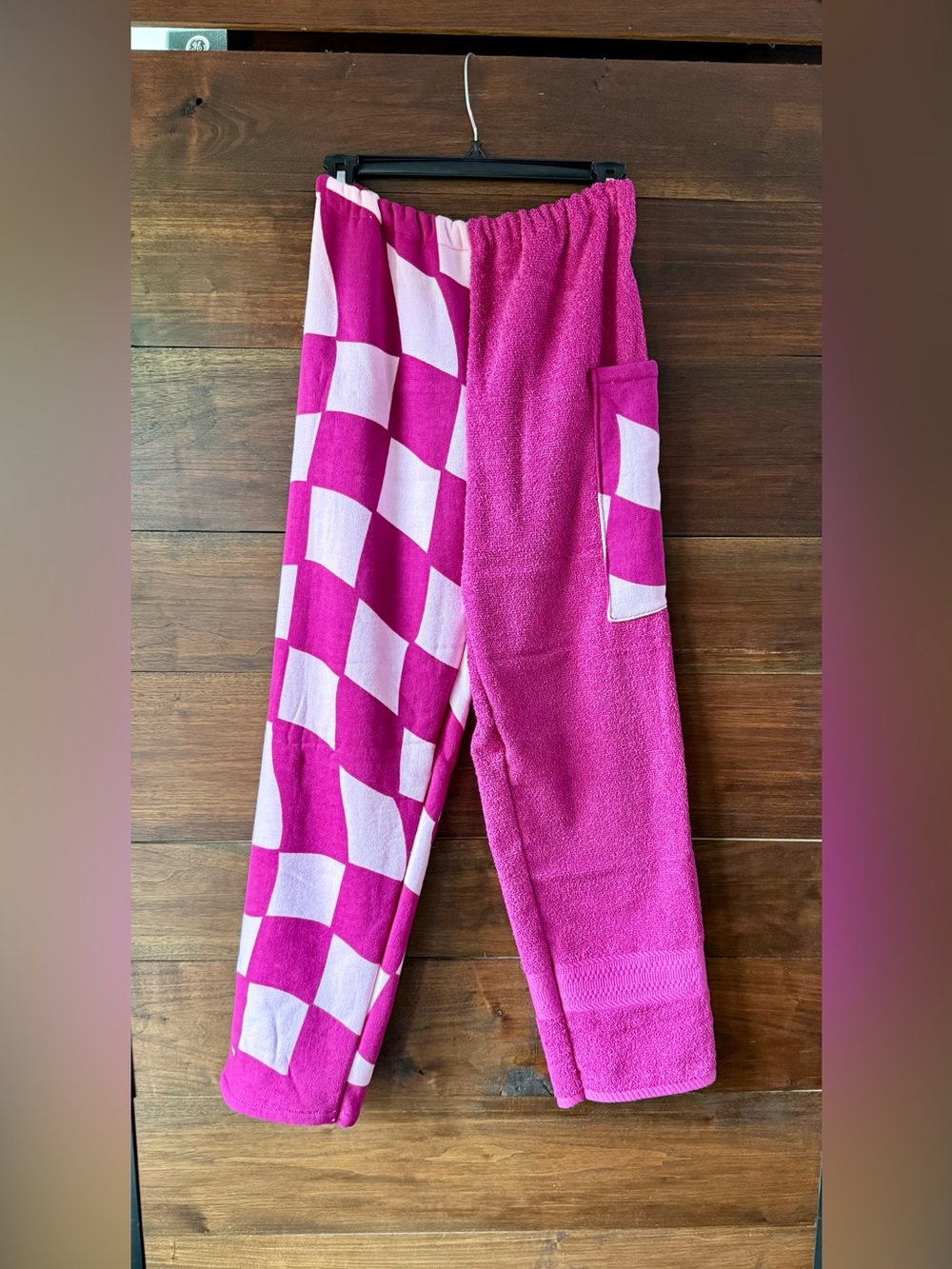 Towel pants checkered